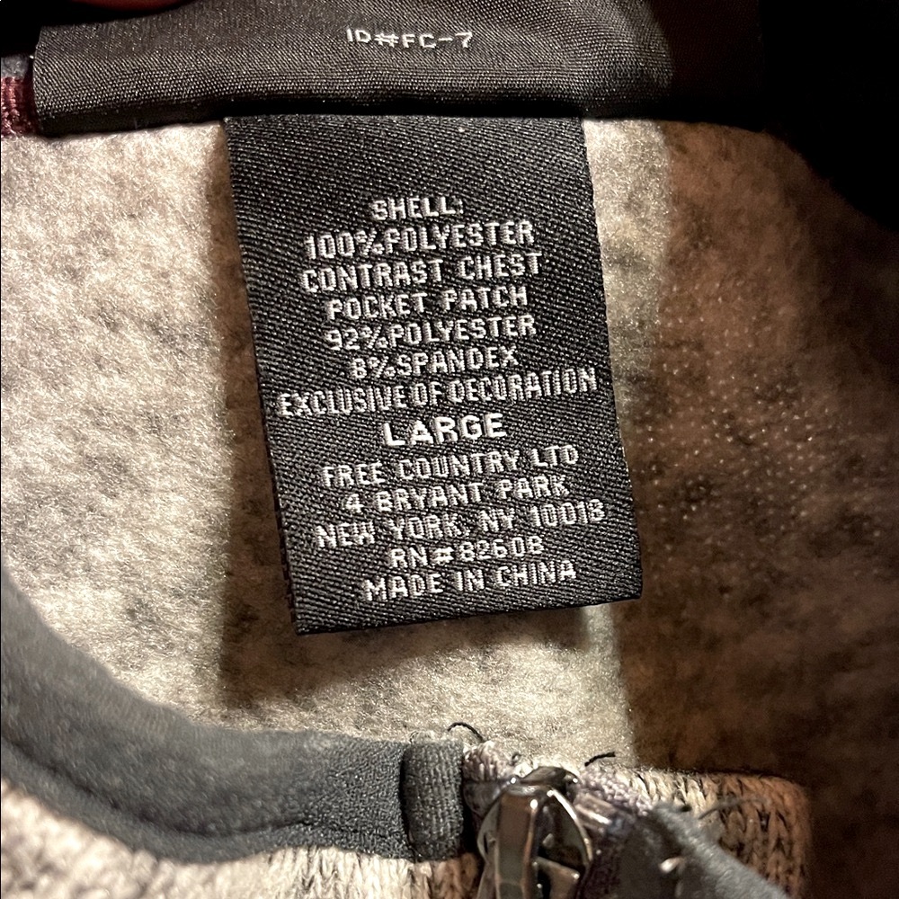 Free Country Zipped Jacket- L - Picture 13 of 14
